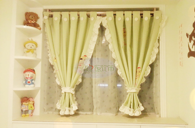 飘窗短帘的美 飘窗短帘的美