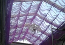 城区酒店天棚帘